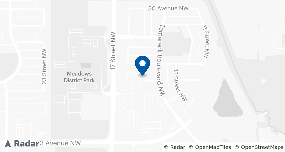 Map of Dairy Queen Location:: 2547 17 St NW, Edmonton, AB, T6T 0Y2